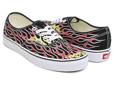 vans authentic flame model フレイム柄　ファイヤー precious-place_3444